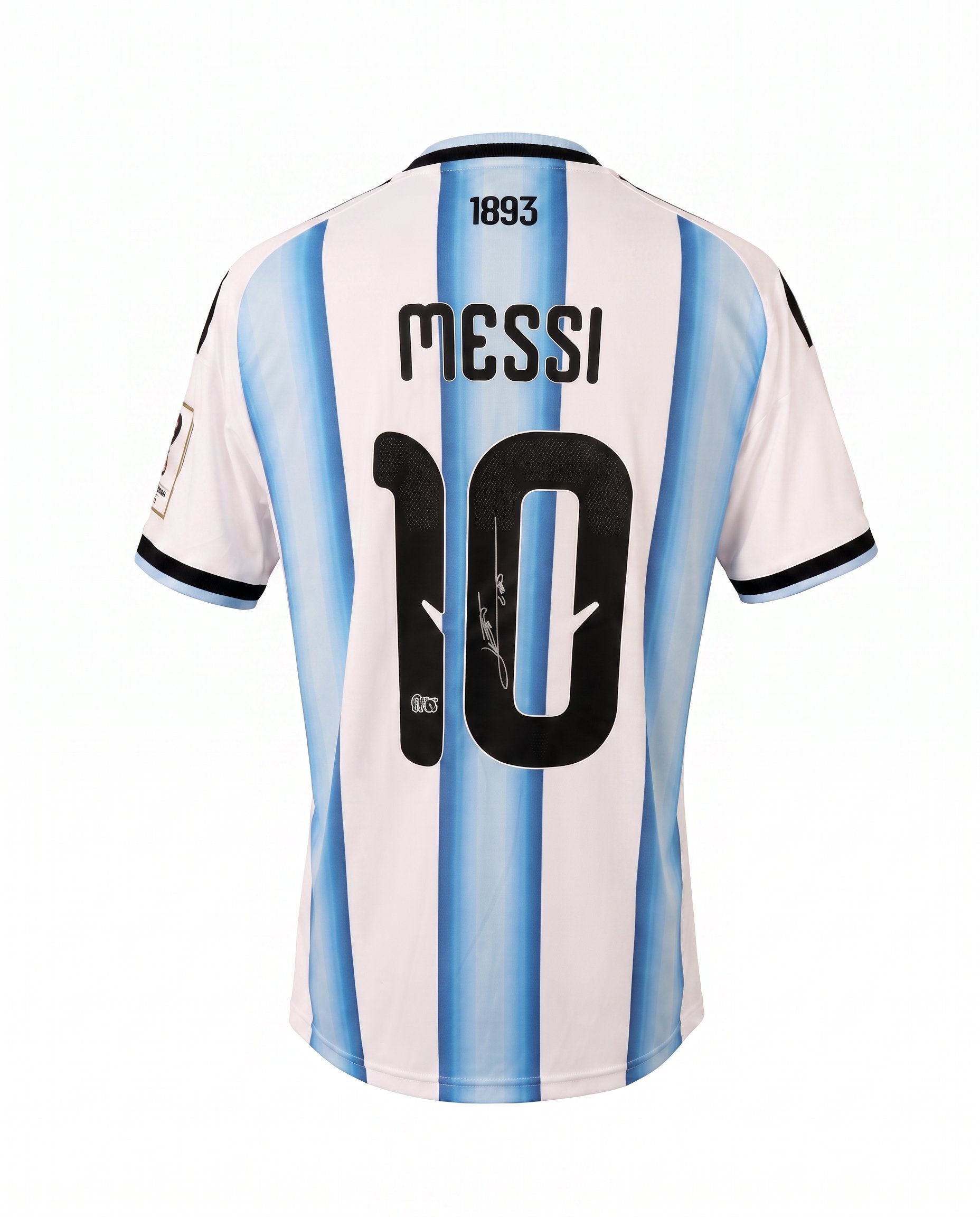 Lionel Messi Hand-Signed Argentina 2024 3-Star World Champions