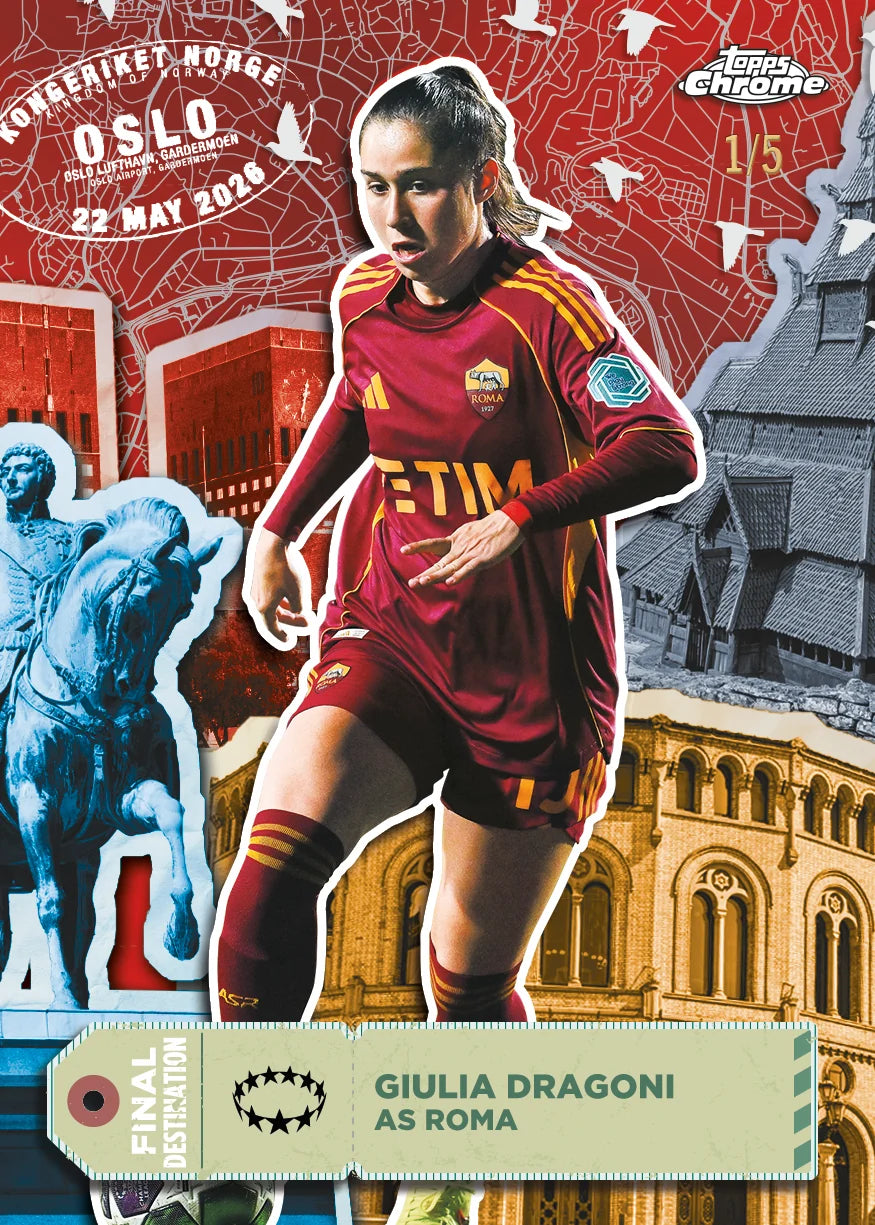 Topps Chrome® UEFA Women's Champions League 2025/26 - Hobby Box