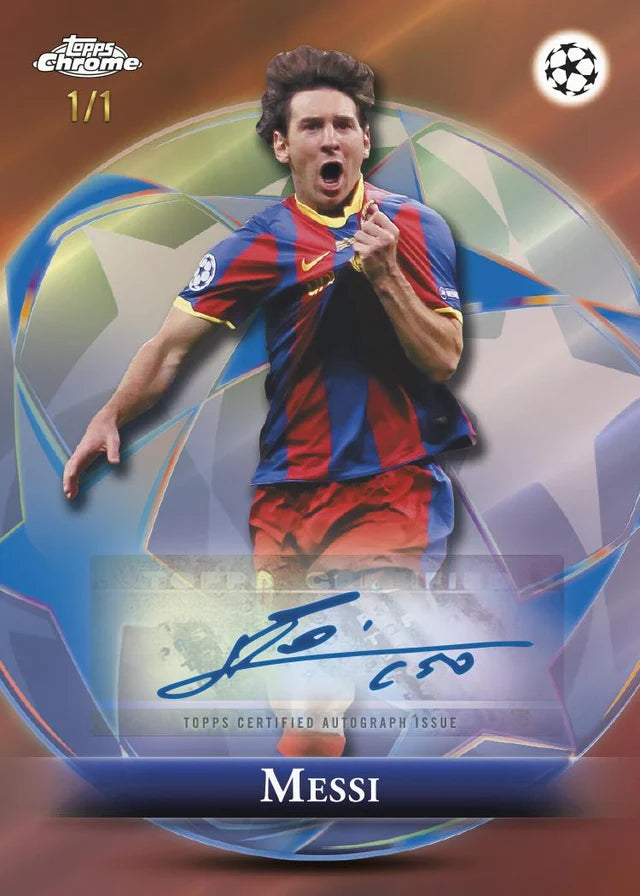 2025/26 Topps Chrome UEFA Club Competitions Logofractor Edition