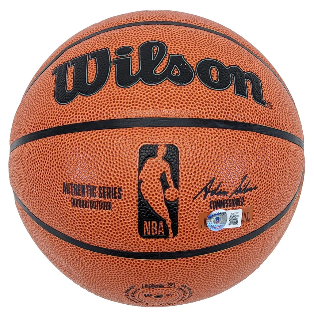Magic Johnson & Shaquille O’Neal Signed Los Angeles Lakers Basketball – Beckett Certified