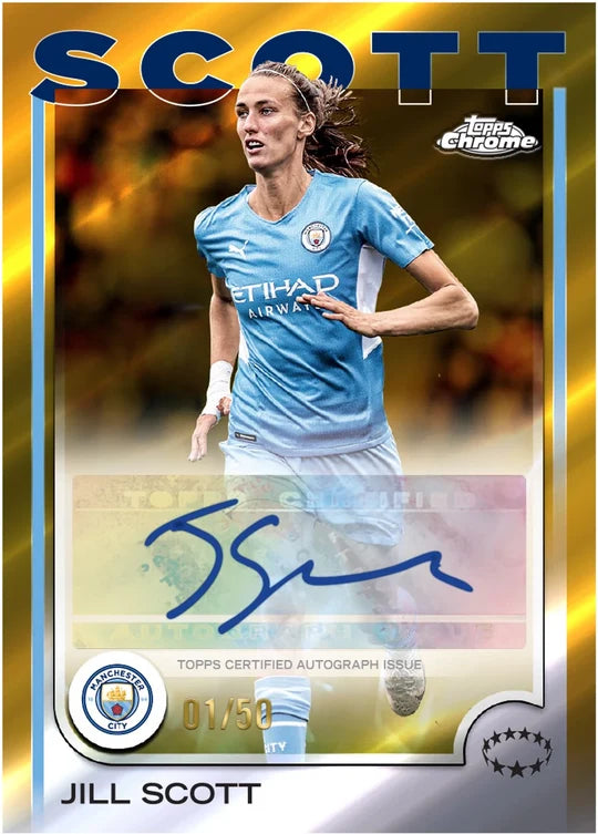 2024-25 Topps Chrome UEFA Women's Champions League UWCL Value Box