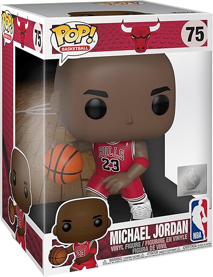 Funko Pop! Jumbo 10” NBA Chicago Bulls #75 – Michael Jordan Collectible Figure