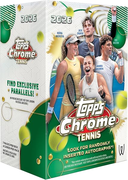 2026 Topps Chrome® Tennis - Value Box