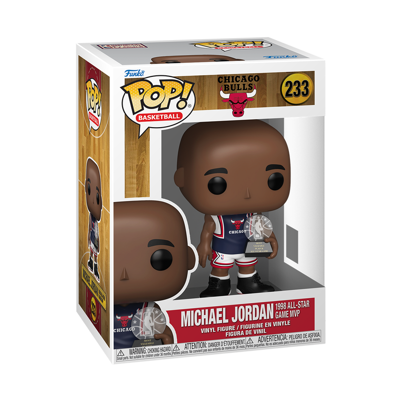 Funko Pop! Michael Jordan 1998 All-Star Game MVP – NBA Basketball Collectible Figure