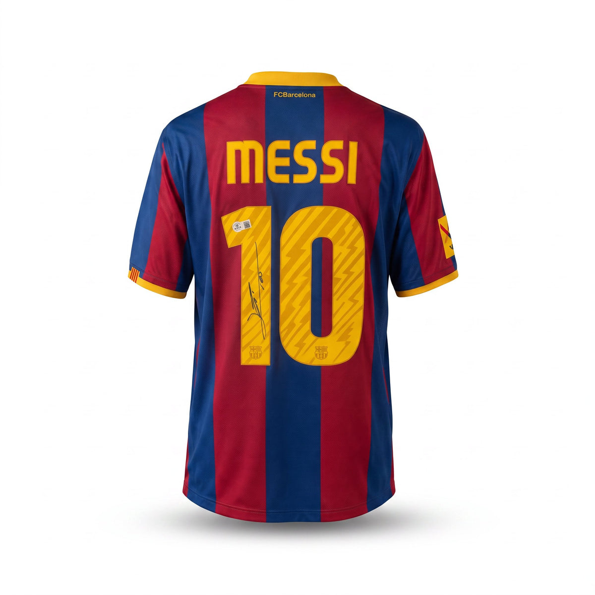Lionel Messi Hand-Signed FC Barcelona 2010/11 Home Jersey (With COA)