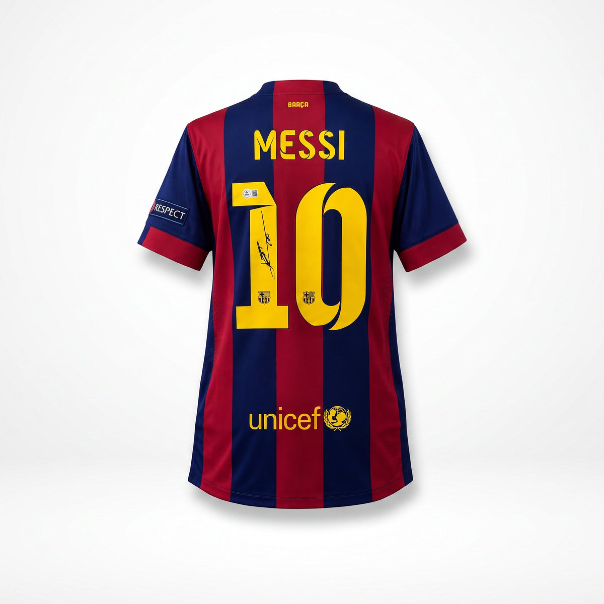 Lionel Messi Signed FC Barcelona 2014–15 Final Berlin 2015 Jersey – UEFA Champions League