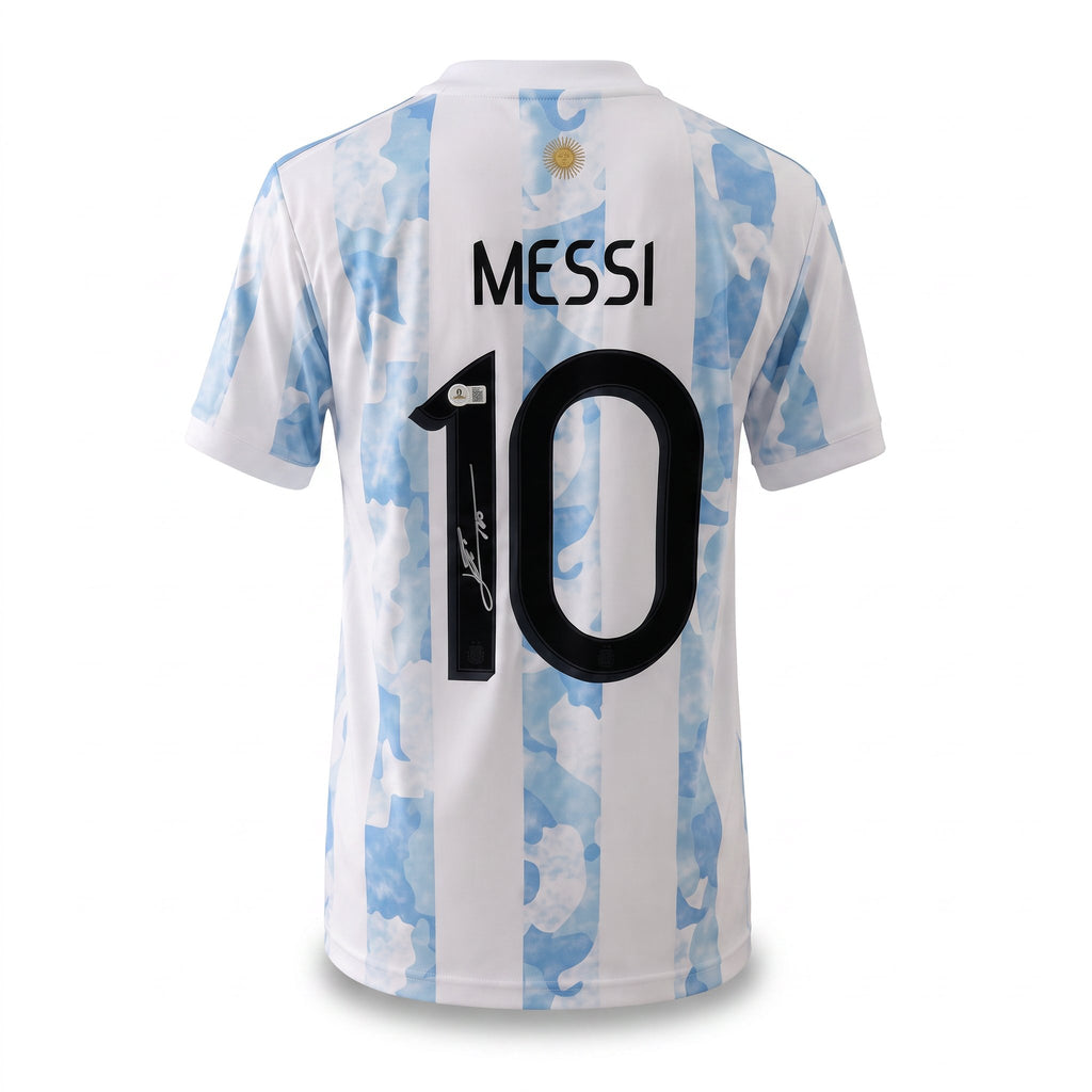 Lionel Messi Signed Argentina 2021 Copa América Final Jersey – Adidas #10