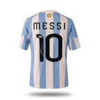 Lionel Messi Hand-Signed Argentina 2010 World Cup Home Jersey (Authenticated)