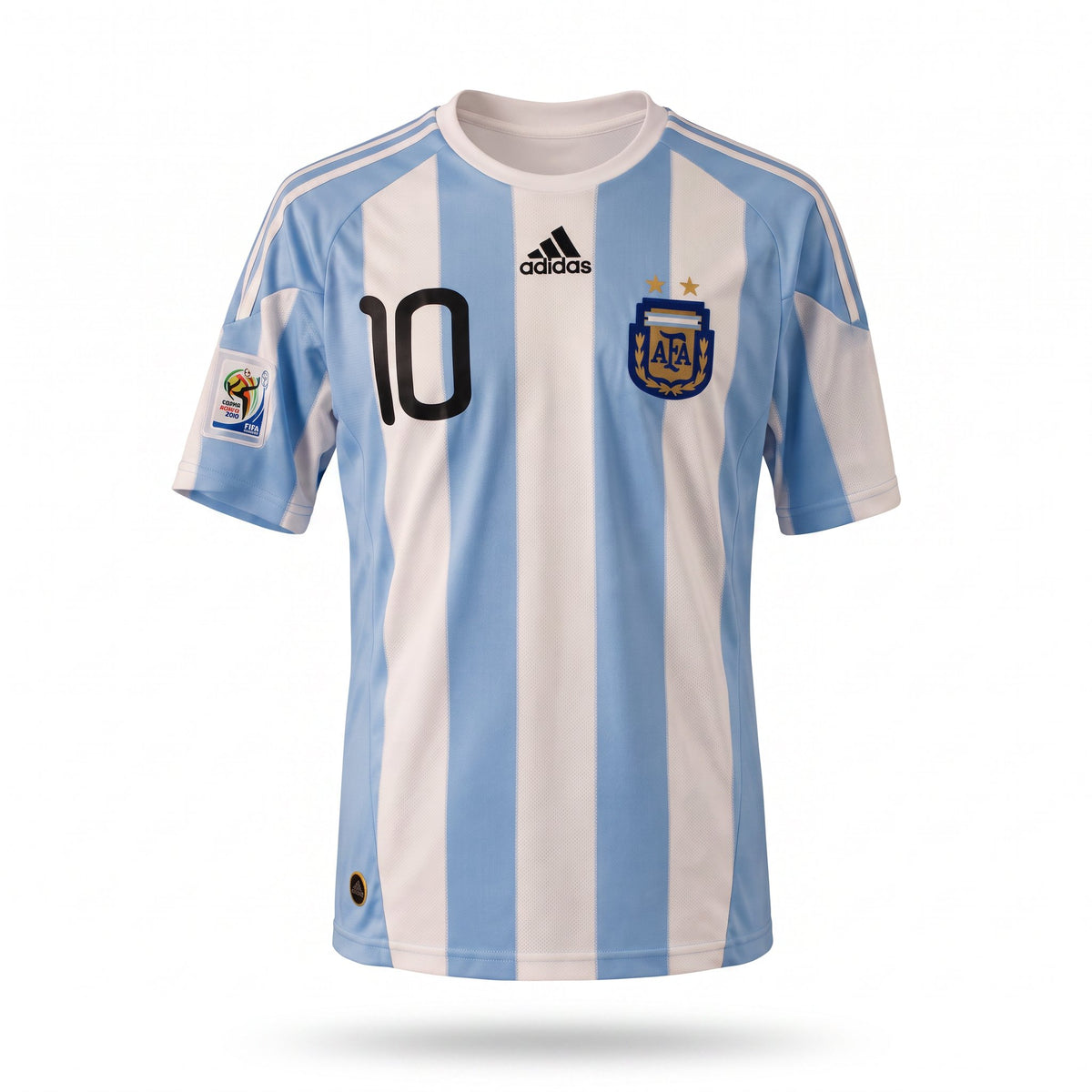 Lionel Messi Hand-Signed Argentina 2010 World Cup Home Jersey (Authenticated)
