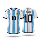 Lionel Messi Signed Argentina 2022 FIFA World Cup Final Jersey vs France – Adidas #10