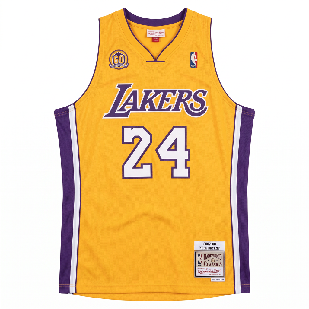Kobe Bryant Autographed Los Angeles Lakers Yellow Jersey – Panini Authentic