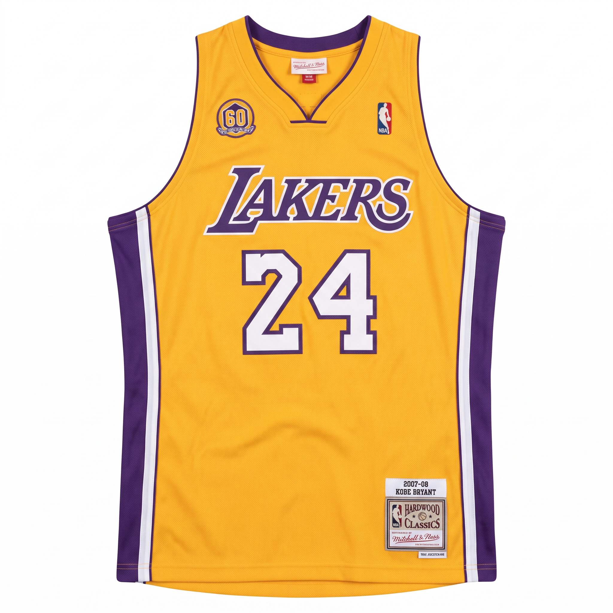 Kobe Bryant Autographed Los Angeles Lakers Yellow Jersey – Panini Authentic