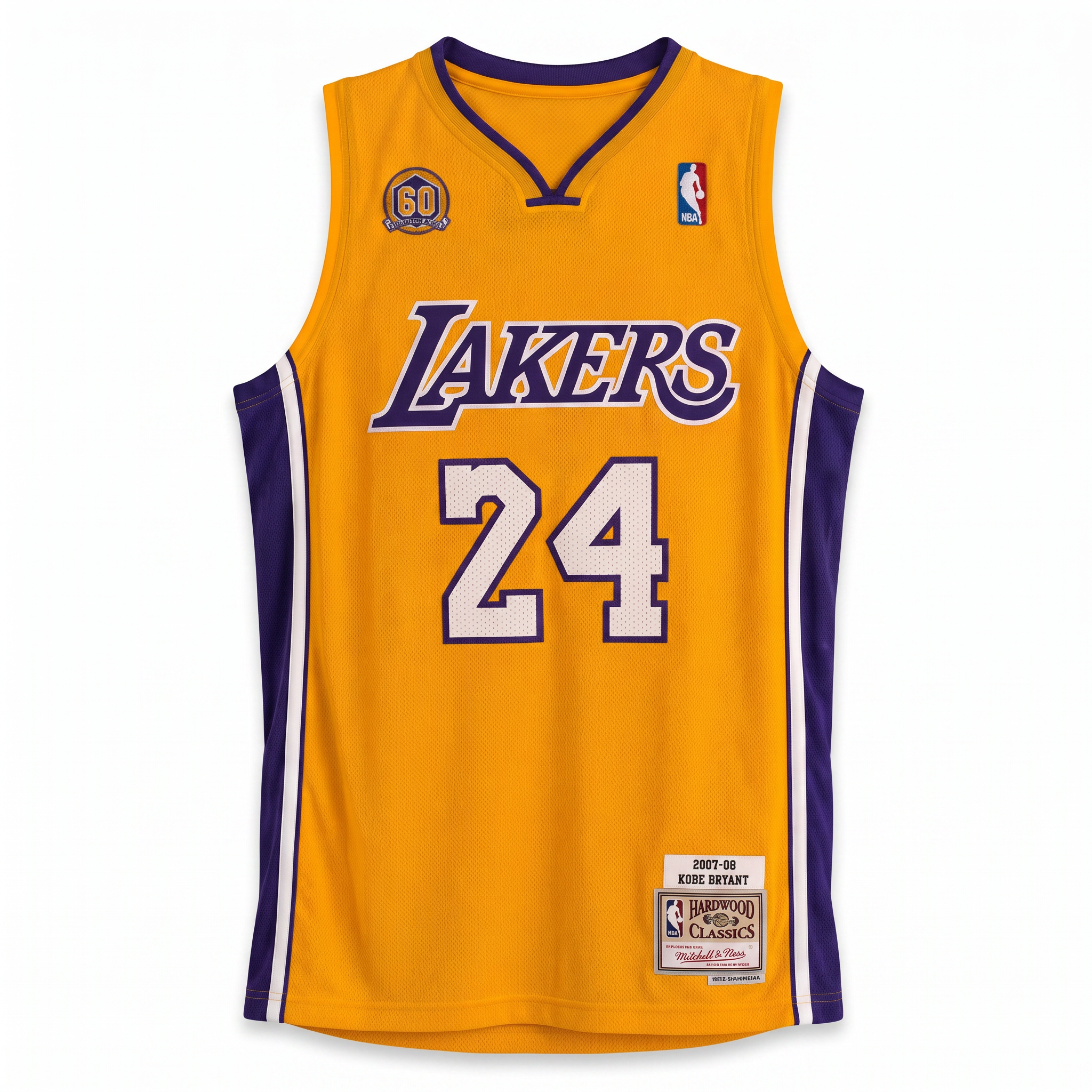 Kobe Bryant Signed Los Angeles Lakers Jersey Inscribed "07-08 NBA MVP" – Panini Authentic