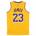LeBron James Signed Los Angeles Lakers #23 Yellow Jersey – Fanatics Authenticated