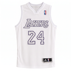 Kobe Bryant Autographed Los Angeles Lakers Sunday White Jersey Limited Edition #17/24 – Panini Authentic