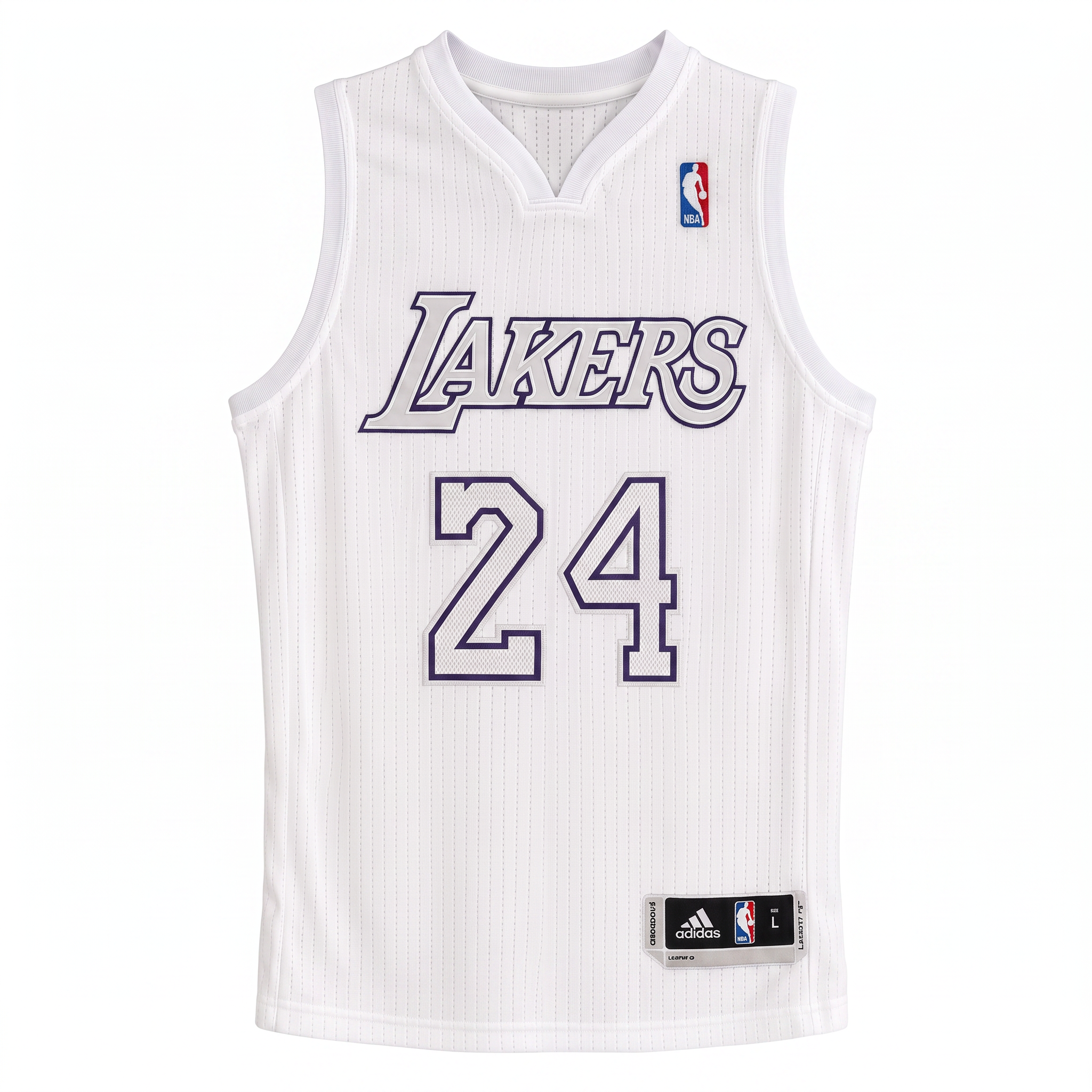 Kobe Bryant Autographed Los Angeles Lakers Sunday White Jersey Limited Edition #17/24 – Panini Authentic