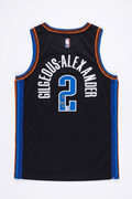 Shai Gilgeous-Alexander Autographed/Authentic OKC Thunder Black Nike Jersey