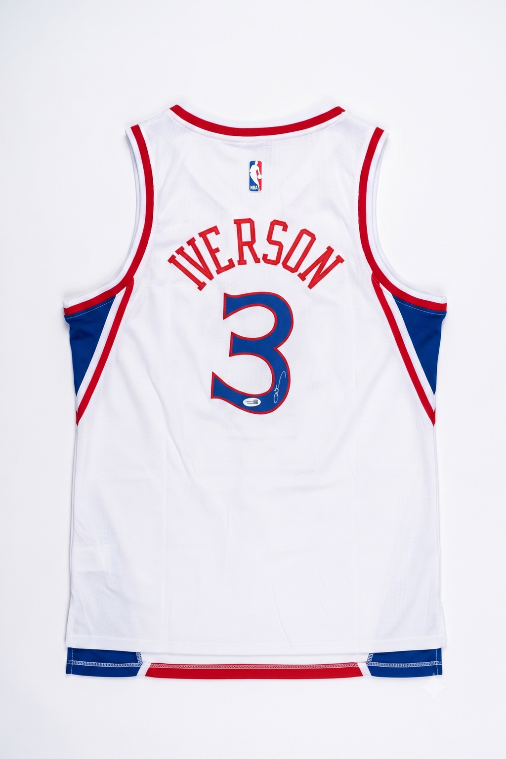 Allen Iverson Signed Authentic Philadelphia 76ers White Jersey – JSA Certified