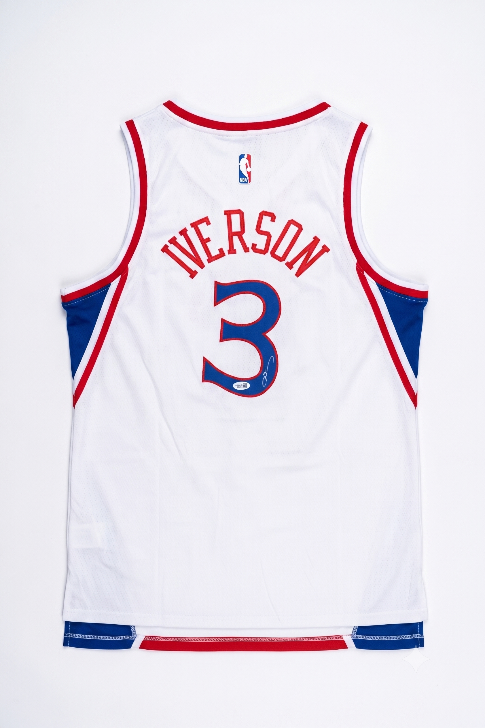 Allen Iverson Signed Authentic Philadelphia 76ers White Jersey – JSA Certified