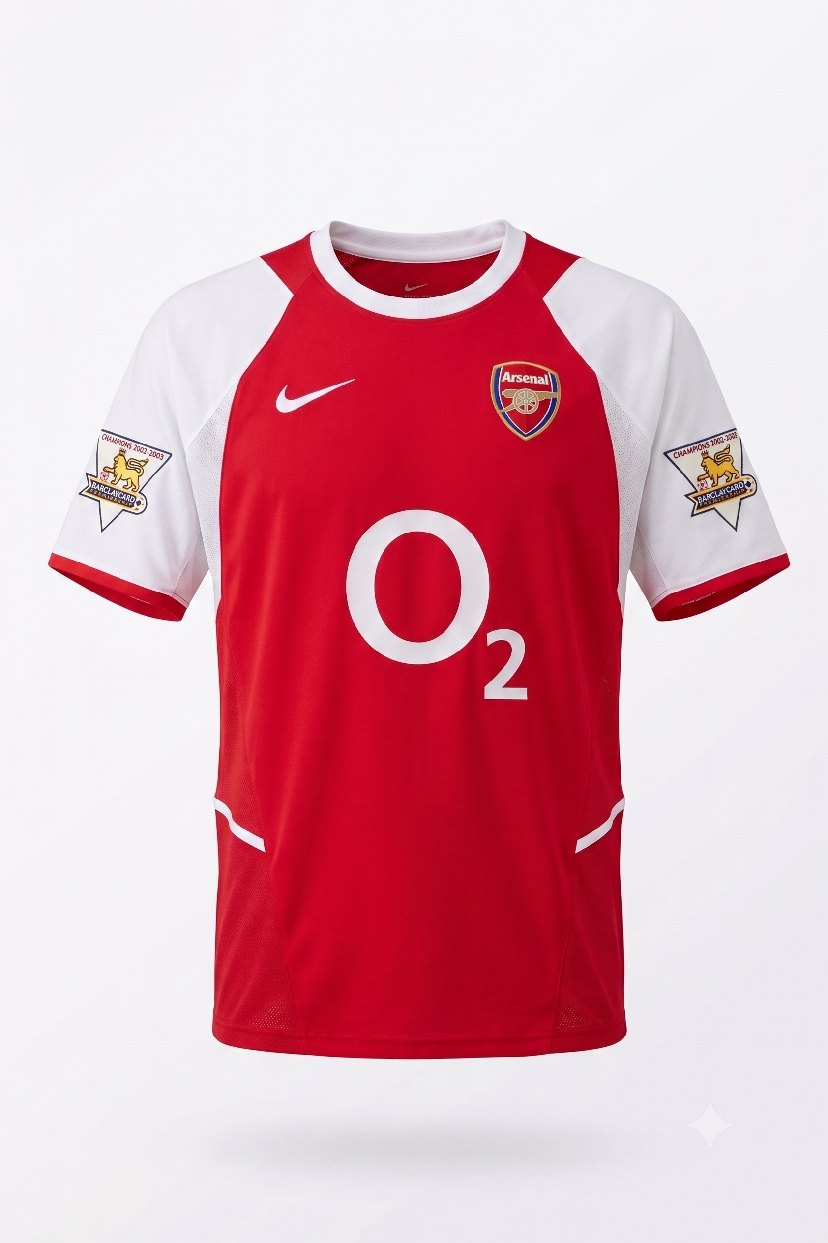 Thierry Henry Signed Arsenal 2002/03 Home Jersey – Premier League Champions Patches – Beckett Authenticated