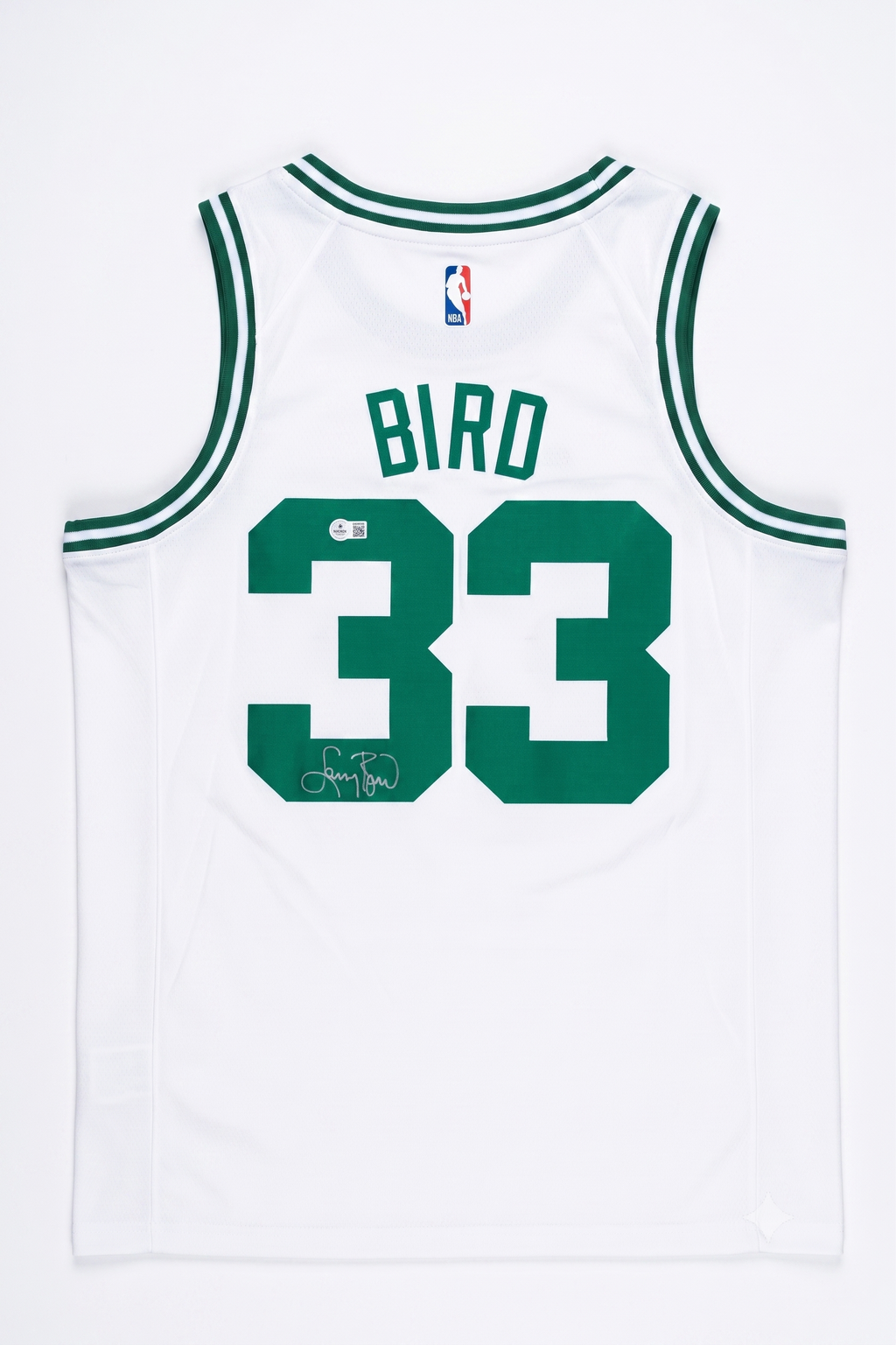 Larry Bird Signed Authentic Boston Celtics Home Jersey – Beckett Certified