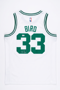 Larry Bird Signed Authentic Boston Celtics Home Jersey – Beckett Certified