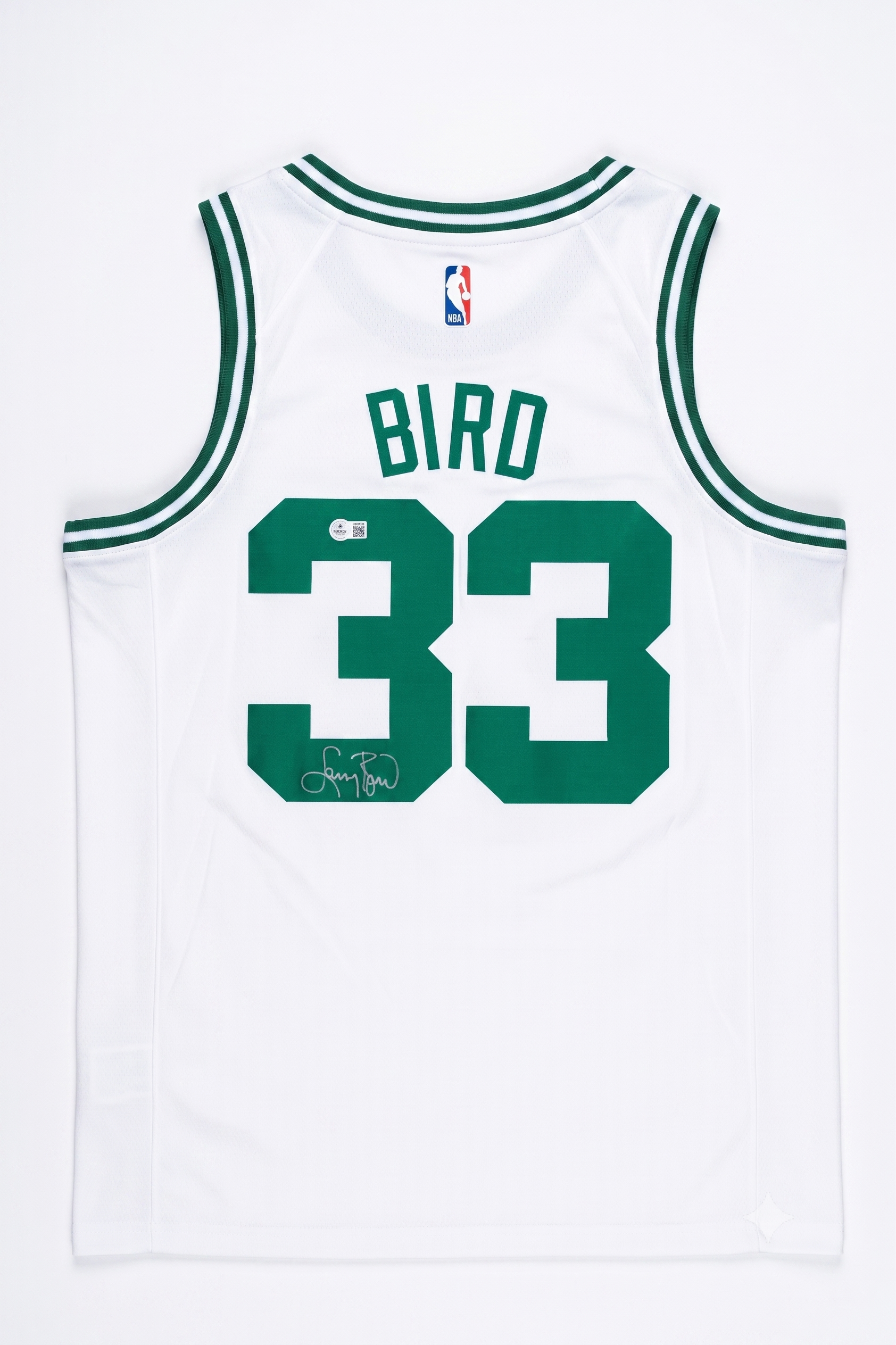 Larry Bird Signed Authentic Boston Celtics Home Jersey – Beckett Certified