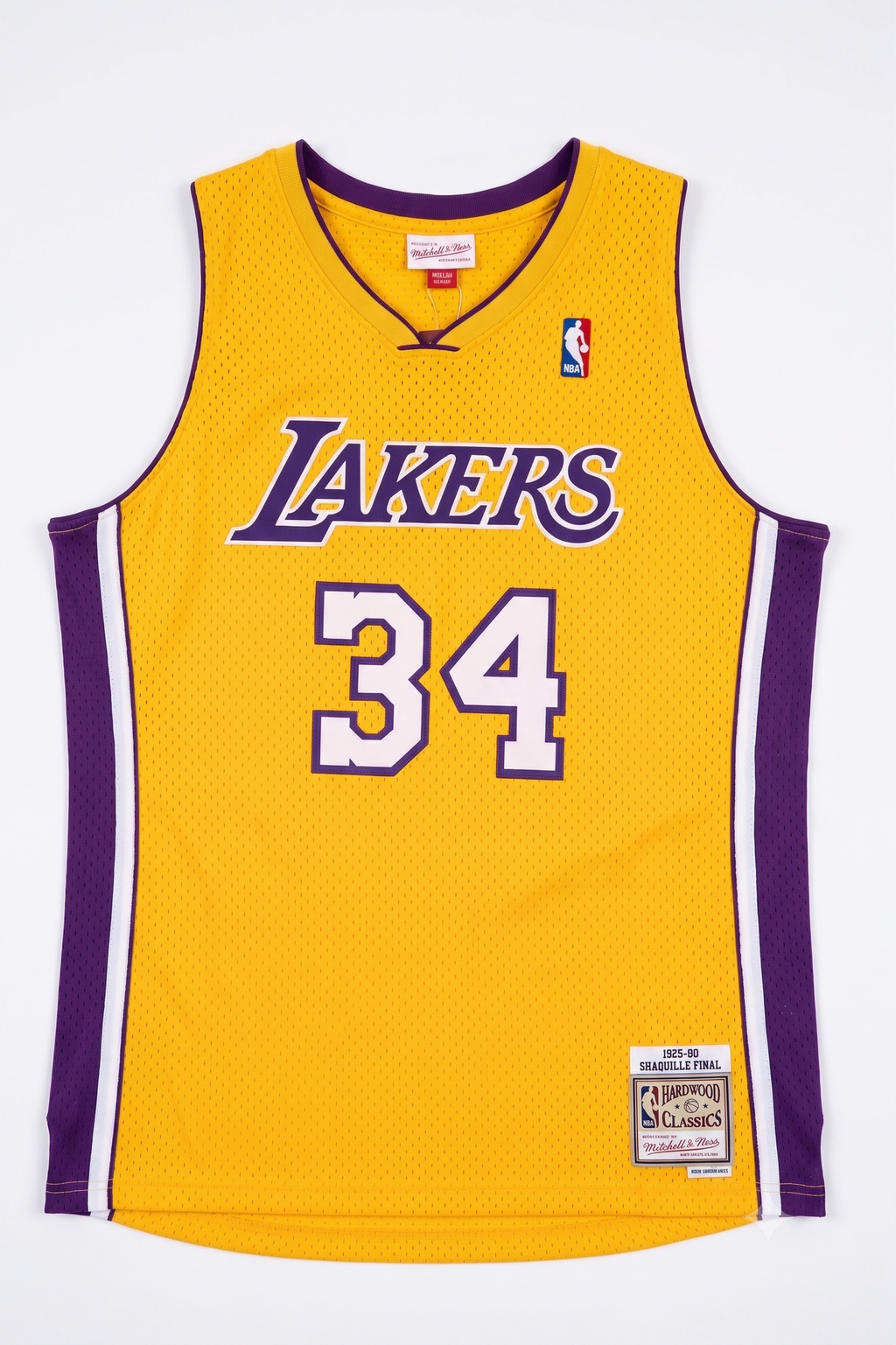Shaquille O'Neal Autographed Los Angeles Lakers Yellow Jersey – Beckett Authentication