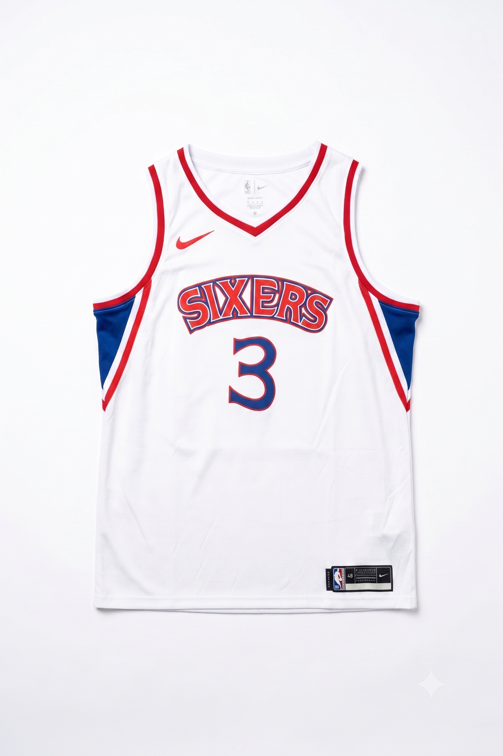 Allen Iverson Signed Authentic Philadelphia 76ers White Jersey – JSA Certified