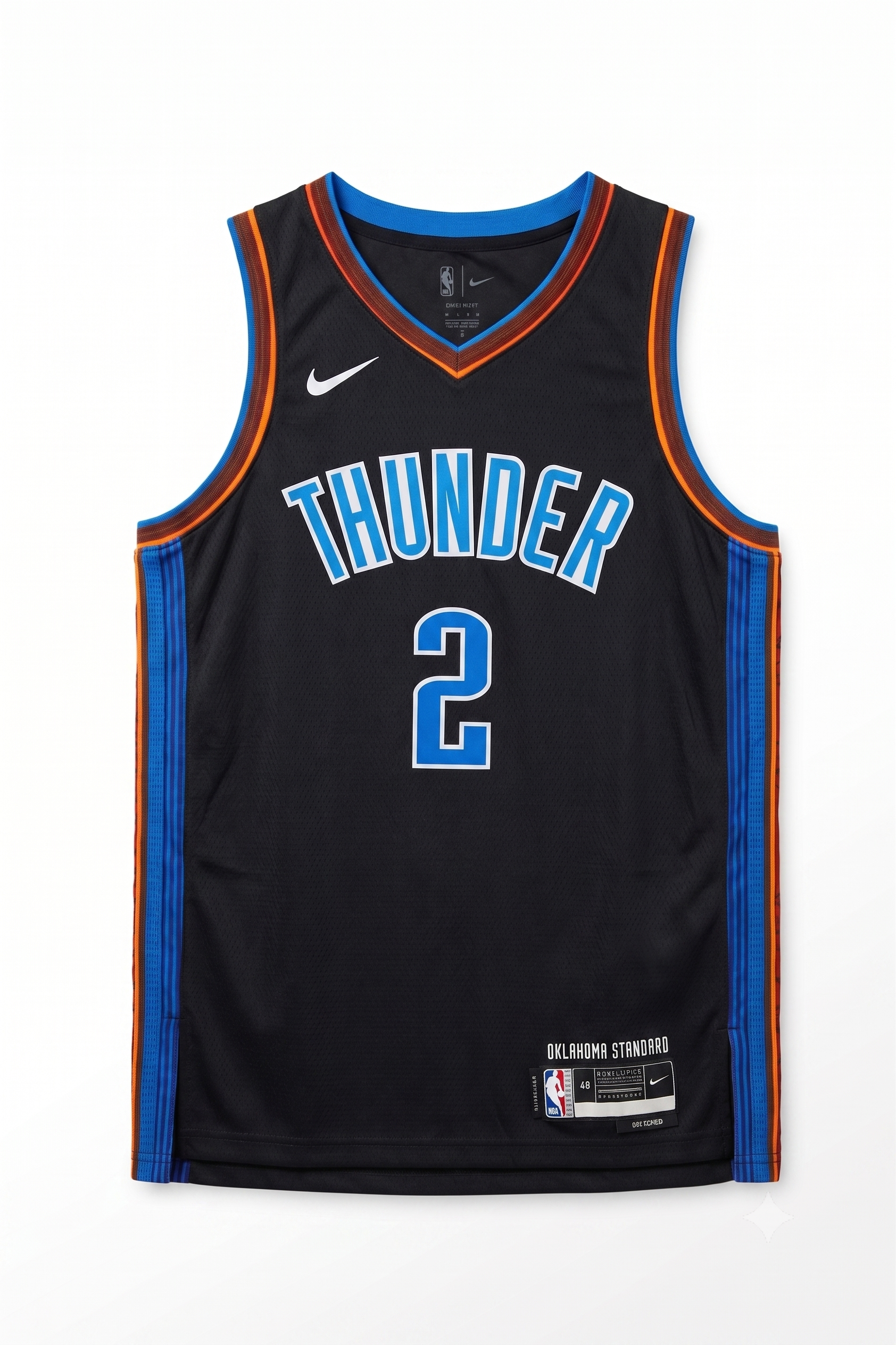 Shai Gilgeous-Alexander Autographed/Authentic OKC Thunder Black Nike Jersey