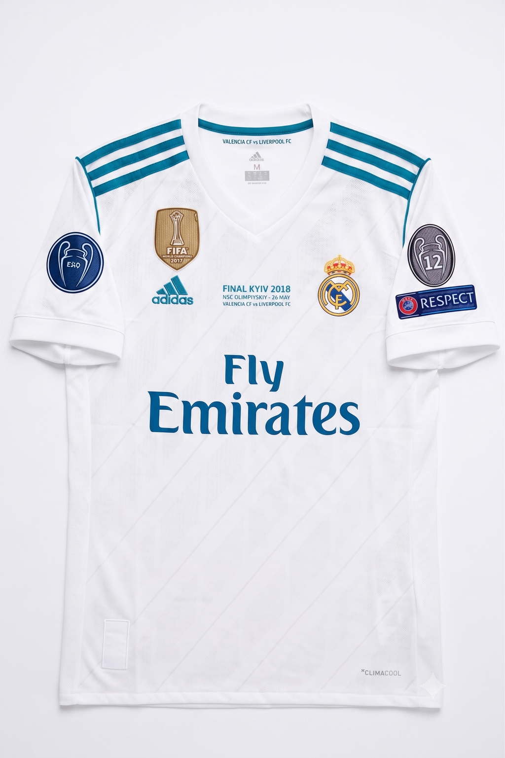 Cristiano Ronaldo Signed Real Madrid 2018 Champions League Final Home Jersey – Beckett Authenticated