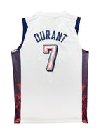 Authentic Team USA Olympics Paris 2024 Jersey Signed by Kevin Durant – JSA Certified