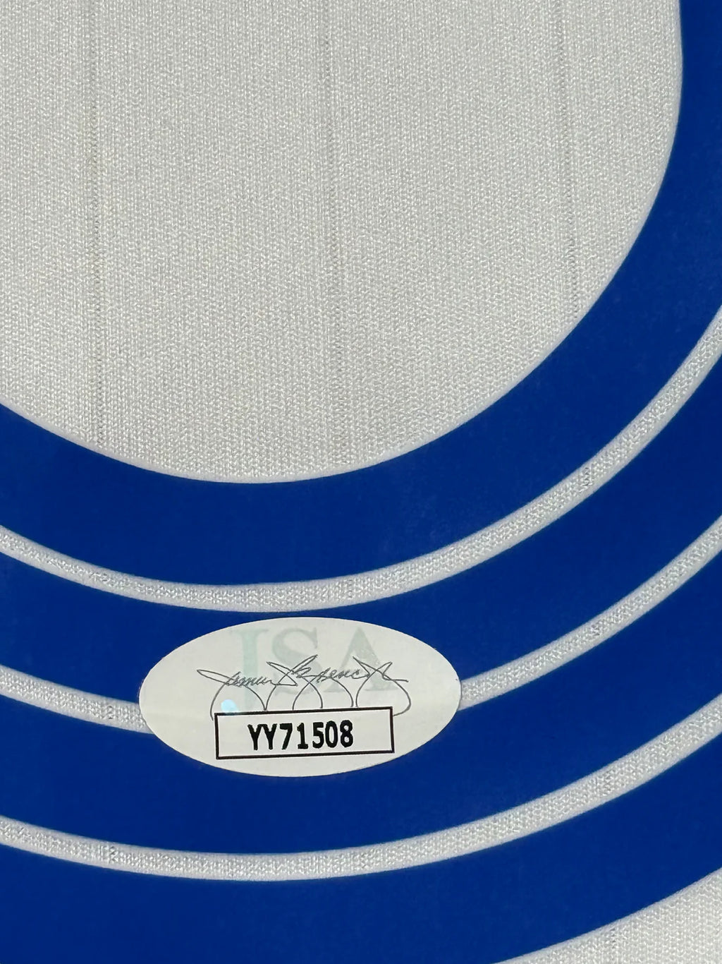 Away France 2006 FIFA World Cup Final Jersey Signed by Zinedine Zidane – JSA Certified
