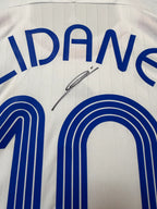 Away France 2006 FIFA World Cup Final Jersey Signed by Zinedine Zidane – JSA Certified