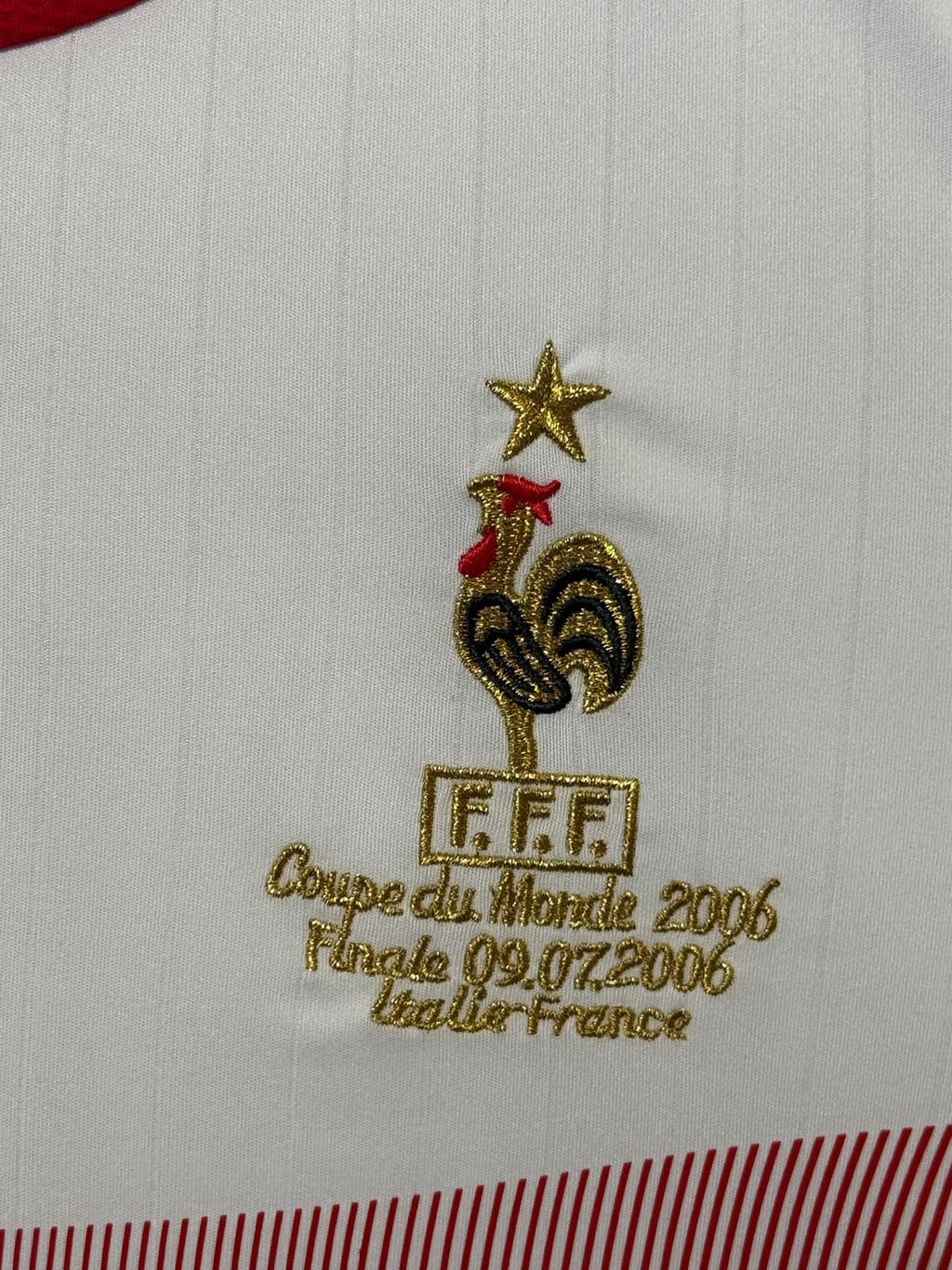 Away France 2006 FIFA World Cup Final Jersey Signed by Zinedine Zidane – JSA Certified