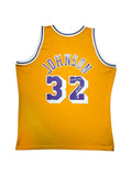 Magic Johnson Signed “5X Champ” Authentic Lakers Jersey by Mitchell & Ness – Beckett Certified