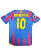 FC Barcelona 2006 UEFA Champions League Final Jersey Signed by Ronaldinho – Beckett Certified