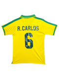 Authentic Brazil 2002 FIFA World Cup Jersey Signed by Roberto Carlos – Beckett Certified