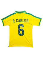 Authentic Brazil 2002 FIFA World Cup Jersey Signed by Roberto Carlos – Beckett Certified