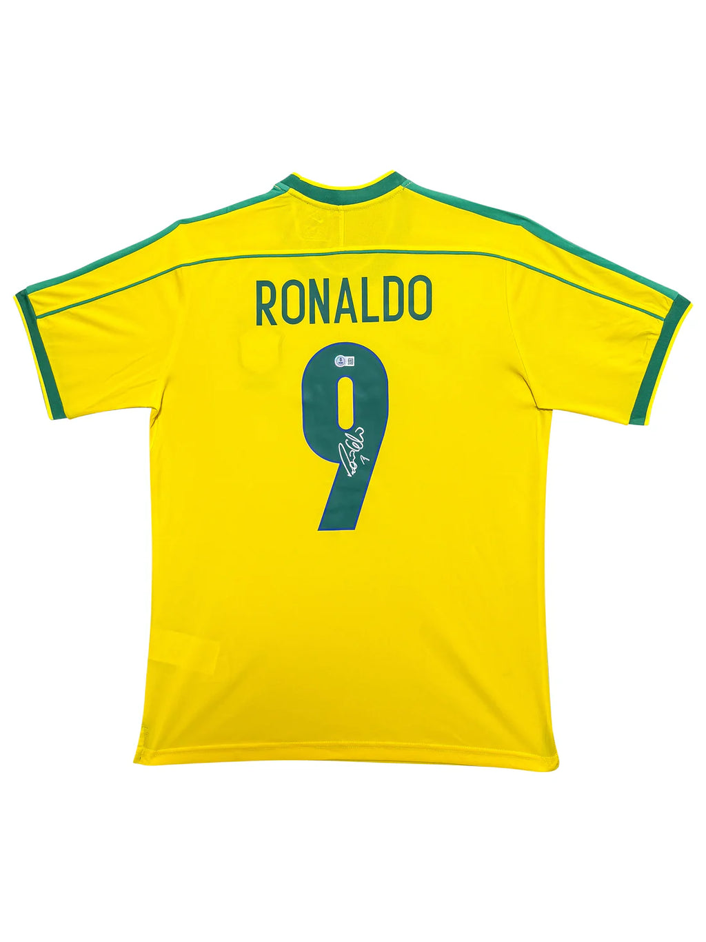 Brazil 1998 FIFA World Cup Final Jersey Signed by Ronaldo Nazário – Beckett Certified