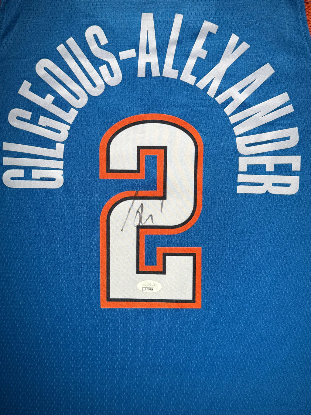 Oklahoma City Thunder Home Jersey Signed by Shai Gilgeous-Alexander – JSA Certified