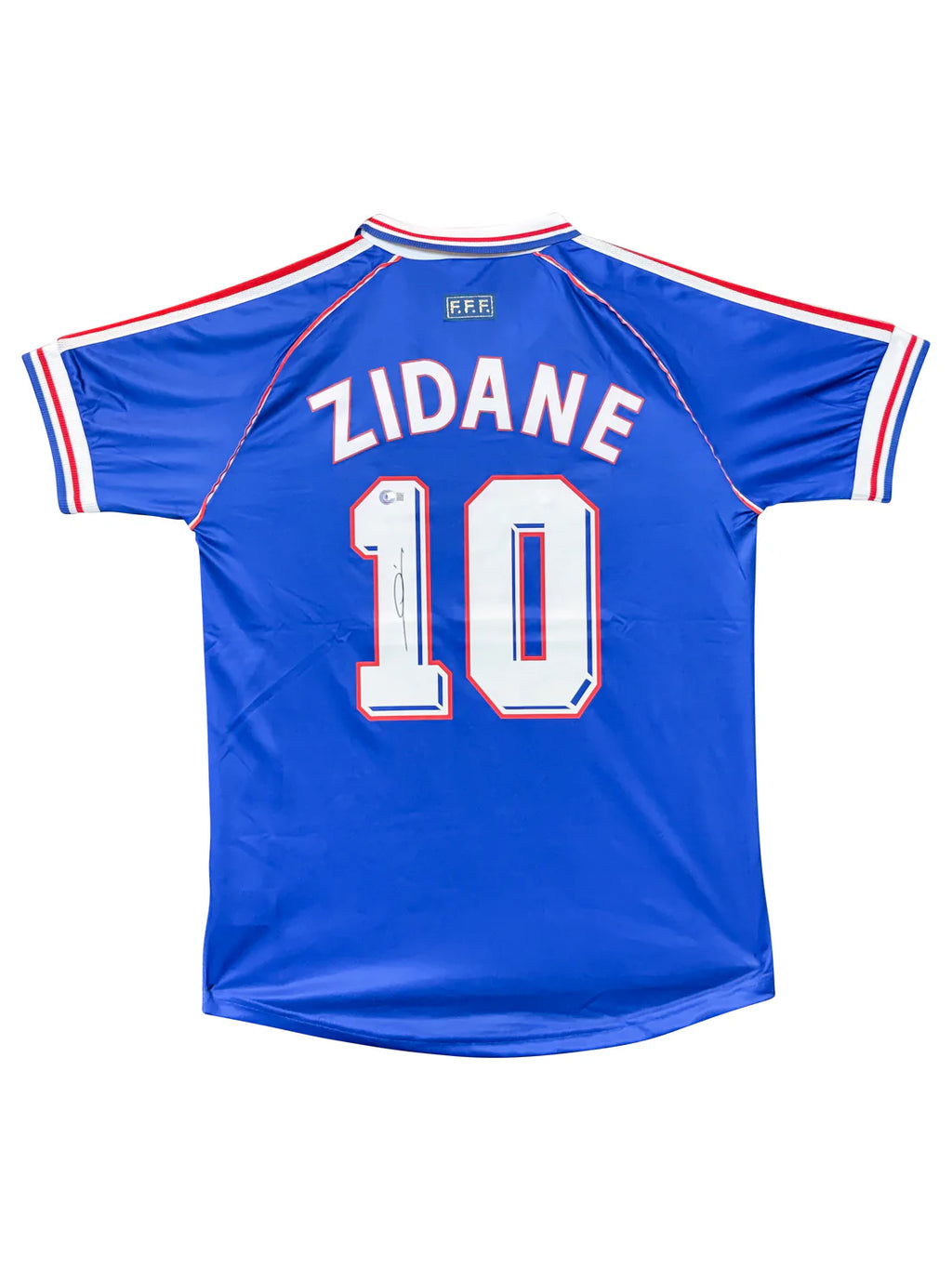 Authentic France 1998 World Cup Final Jersey Signed by Zinedine Zidane – Beckett Certified