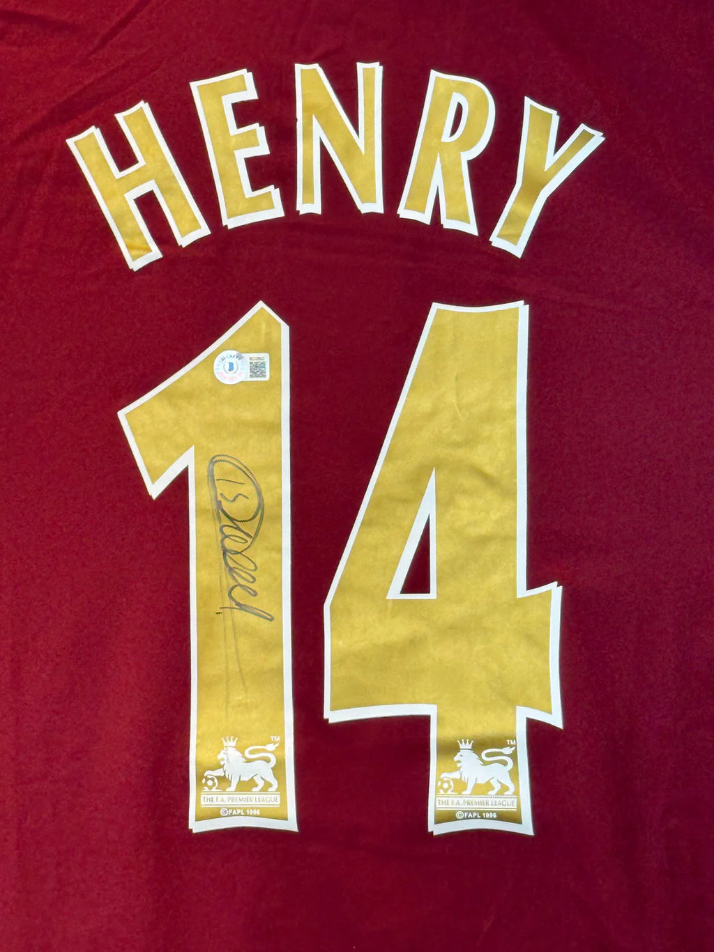 Arsenal FC 2005–06 Highbury Farewell Jersey Signed by Thierry Henry – Beckett Certified