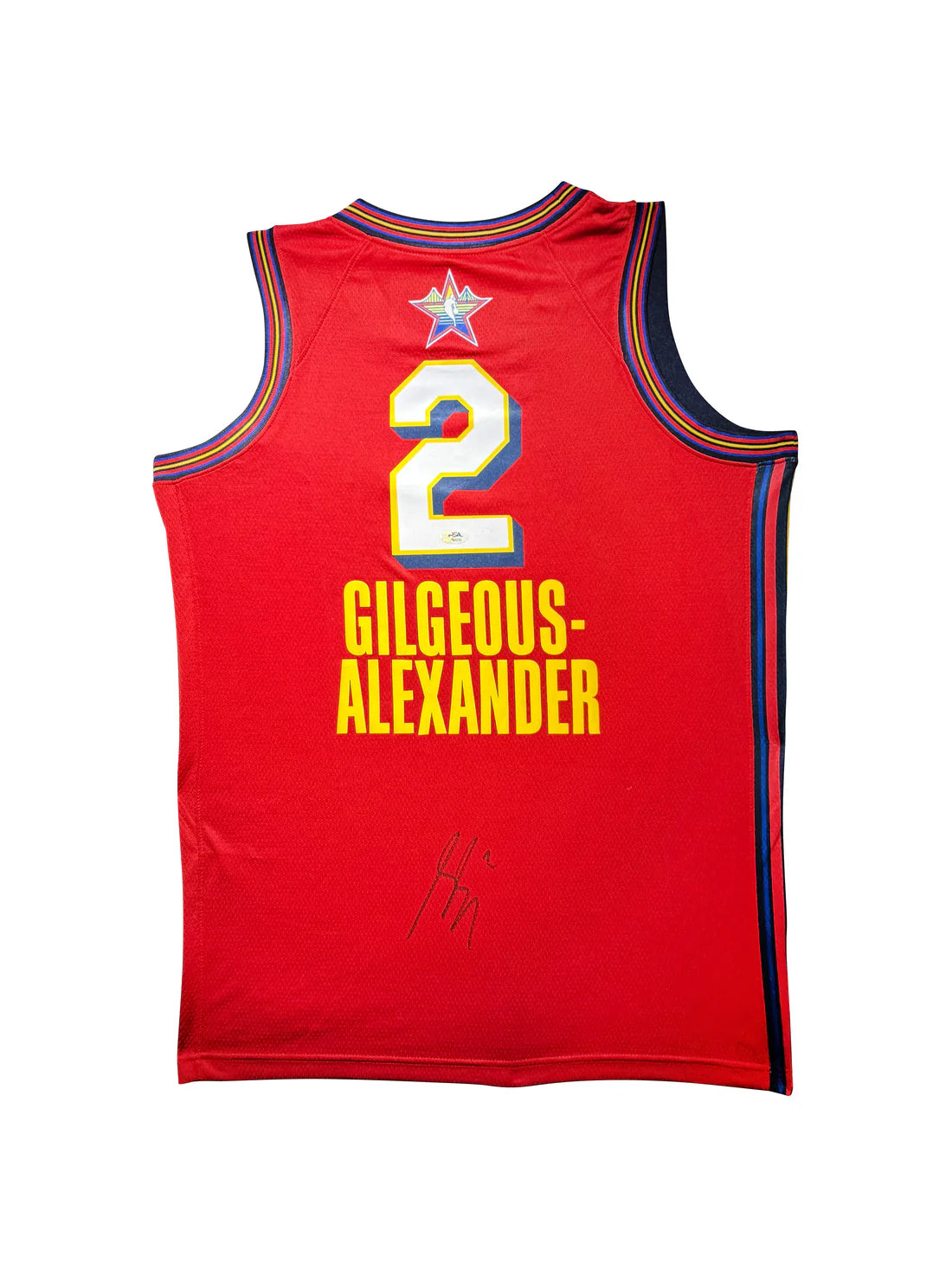 Shai Gilgeous-Alexander Signed Authentic 2025 NBA All-Star Game Jersey – PSA Certified