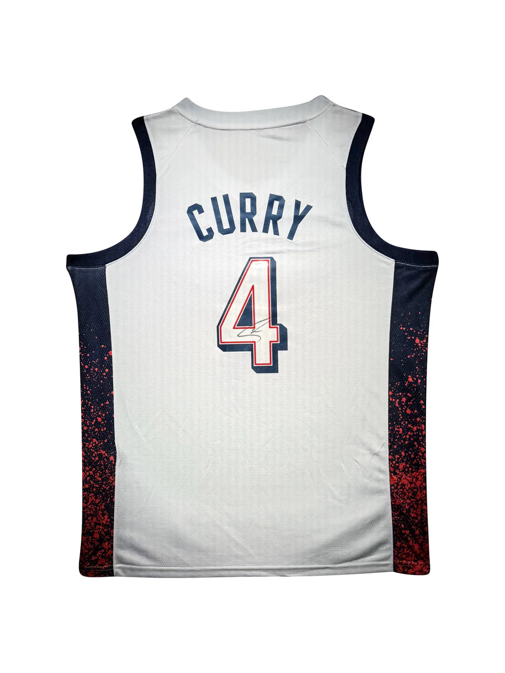 Stephen Curry Signed Authentic Team USA Paris 2024 Olympic Games Home Jersey – PSA Certified