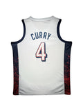 Stephen Curry Signed Authentic Team USA Paris 2024 Olympic Games Home Jersey – PSA Certified