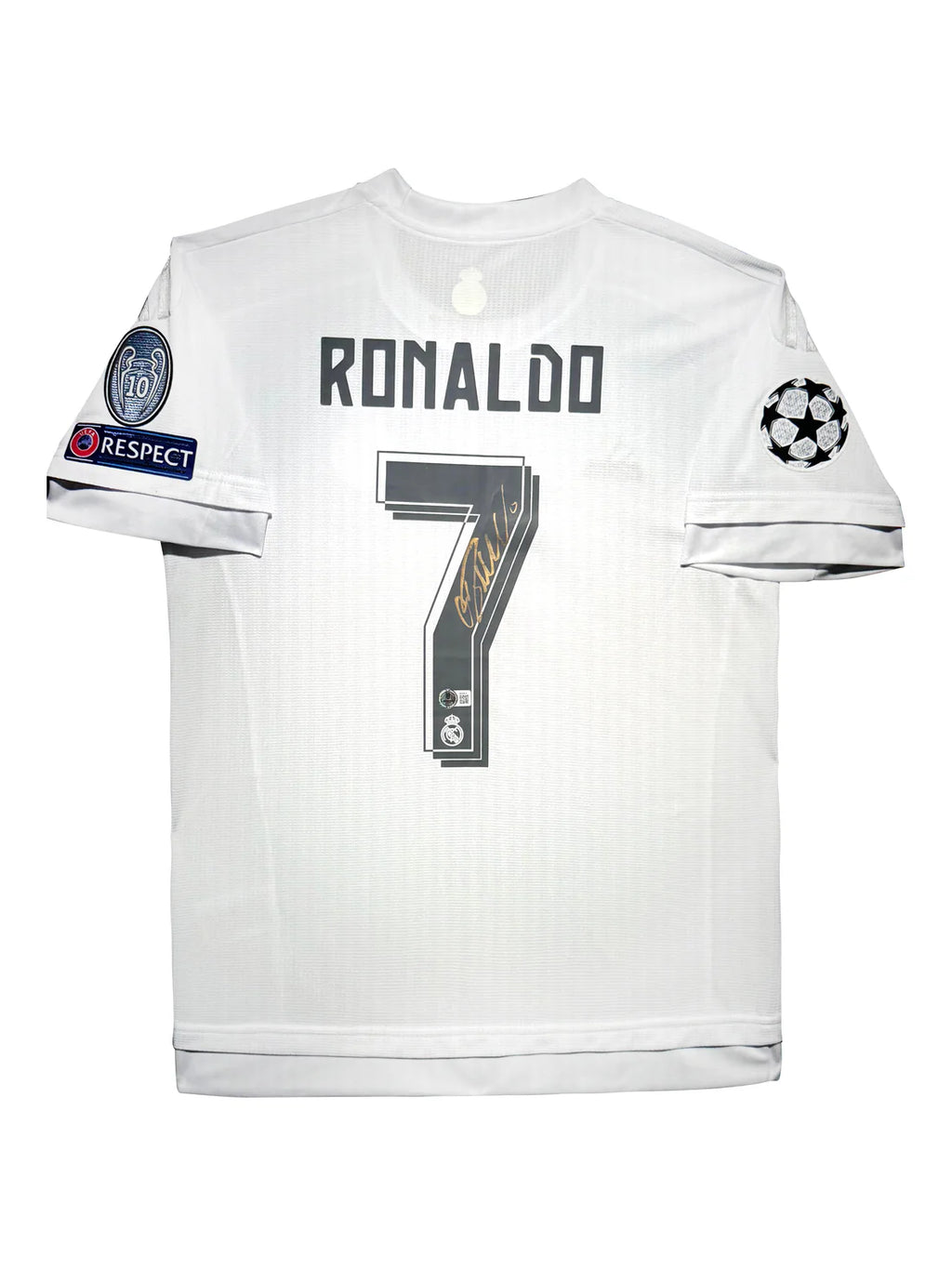 Cristiano Ronaldo Signed Real Madrid CF 2015–16 Home Jersey – Beckett Certified