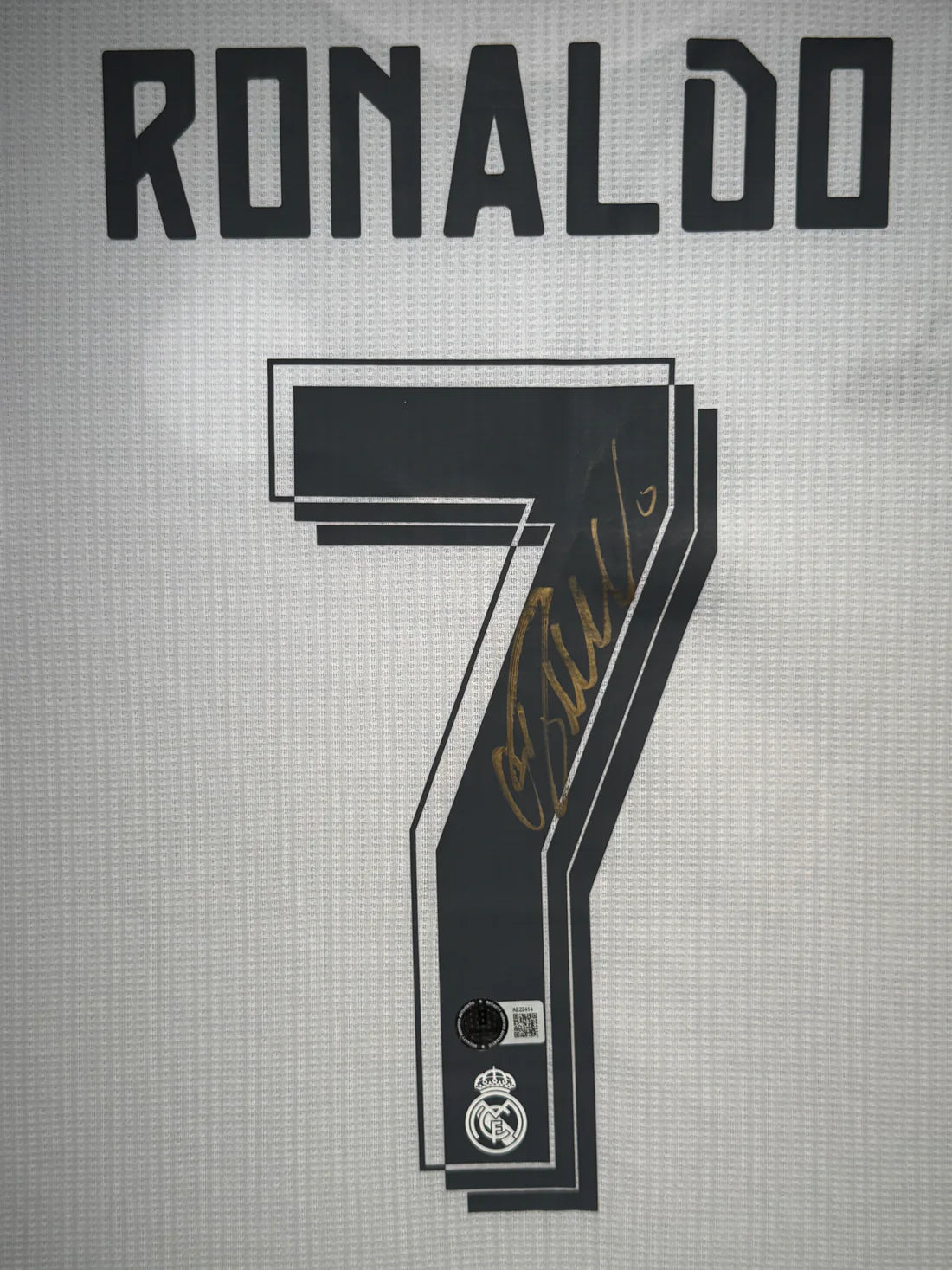 Cristiano Ronaldo Signed Real Madrid CF 2015–16 Home Jersey – Beckett Certified