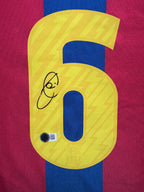 FC Barcelona Home Jersey Signed by Xavi Hernández – Beckett Certified