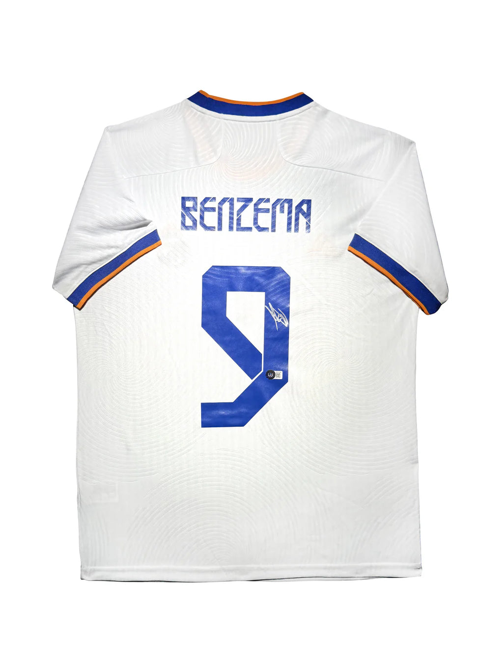 Real Madrid CF 2021–22 Home Jersey Signed by Karim Benzema – Beckett Certified